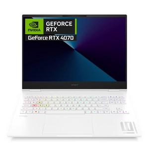 HP 2024 오멘 16 슬림 코어i9 인텔 14세대 지포스 RTX 4070, 세라믹 화이트, 1TB, 32GB, WIN11 Home, 16-u1031TX