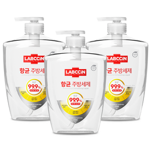 랩신 주방세제 레몬향, 750ml, 3개