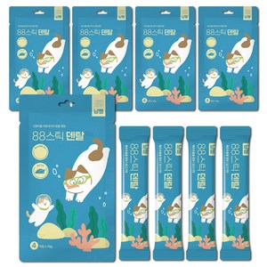 냥쌤 고양이 88스틱 덴탈 츄르 간식 4p, 40g, 5개, 닭고기