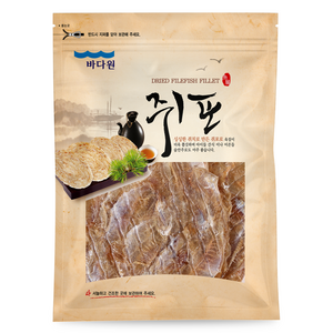 바다원 쫄깃쫄깃 대왕 쥐포, 500g, 1개