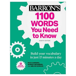 1100 Wods You Need to Know + Online Pactice:Build You Vocabulay in Just 15 Minutes a Day!, Baon's Educational Seies