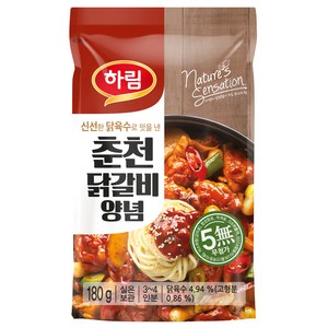 하림 춘천 닭갈비 양념, 180g, 1개