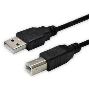 디옵텍 USB 2.0 A M-B M 프린터 케이블 블랙 JUSTLINK U2AB50, 1개, 5m