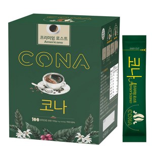 CONA 프리미엄 로스트 아메리카노 원두커피믹스, 1.6g, 100개입, 1개