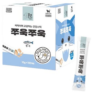 펫어스 고양이 쭈욱쭈욱 간식 100p, 참치, 1kg, 1개