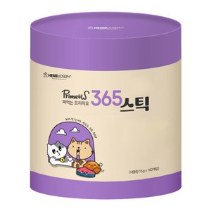 프리미요 고양이 짜먹는 365스틱 콤보 간식 100p, 1개, 눈건강+관절건강+면역건강+장건강, 혼합맛(참치/닭고기)