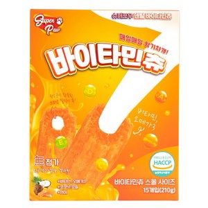 슈퍼포우 강아지 바이타민츄 덴탈껌, 비타민, 210g, 1개