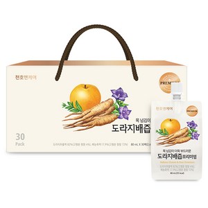 천호엔케어 프리미엄 도라지배즙 30p, 2.4L, 1박스