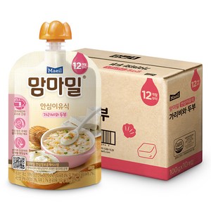 맘마밀 매일 안심이유식, 100g, 10개, 혼합맛(가리비/두부)