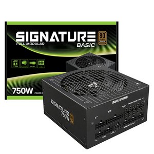 AONE 시그니처 750W 80PLUS BRONZE 풀모듈러 베이직 ATX 3.1