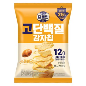 이지프로틴 고단백질 감자칩 소금빵맛, 1개, 50g