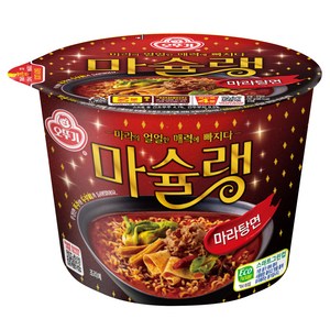 오뚜기 마슐랭 마라탕면 용기 130g, 1개