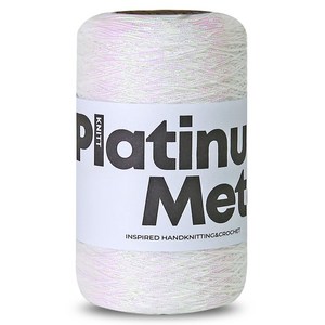니뜨 플래티넘 메탈 뜨개실 100g, 오로라, 1개