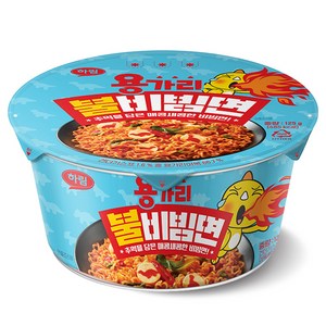 하림 용가리 불비빔면 컵 125g, 1개