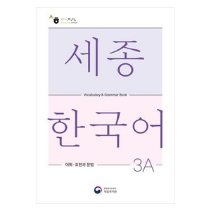 세종한국어 3A 어휘 표현과 문법(Sejong Korean Vocabulary and Grammar 3A), 공앤박