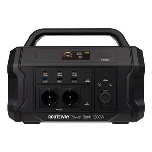 루트웨이 캠핑용 대용량 보조배터리 PB1200W-UPS, 블랙