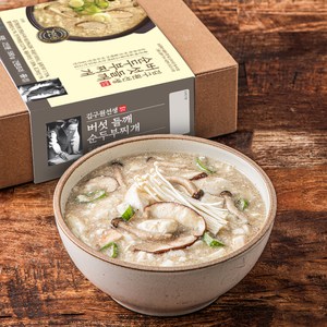 김구원선생 버섯 들깨 순두부찌개 밀키트, 580g, 1개