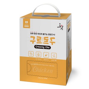 초심 고양이 구르구르 크리미츄 파우치 간식 100p, 치킨맛, 1.2kg, 1개