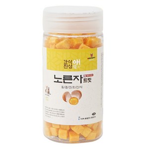 레드퍼피 반려동물 간식애진심 동결건조 간식, 노른자트릿, 110g, 1개