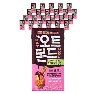 롯데칠성음료 오트몬드 프로틴 초코, 190ml, 24개