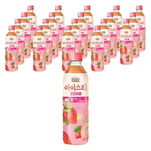 티즐 아이스티 제로 딸기, 500ml, 20개