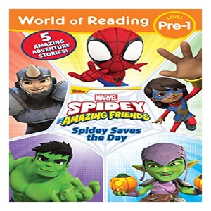 World of Reading Pre 1: Spidey Saves the Day : Spidey and His Amazing Friends, Marvel Press