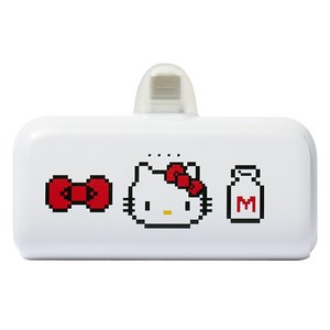 산리오 캐릭터즈 PD 20W 고속충전 도킹형 보조배터리 4500mAh C타입, HY 21700, 헬로키티