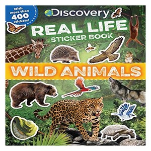 Discovey Real Life Sticke Book: Wild Animals, Silve Dolphin