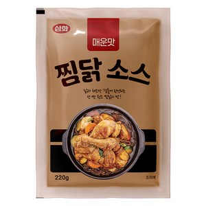 삼화식품 매운맛 찜닭소스, 220g, 1개