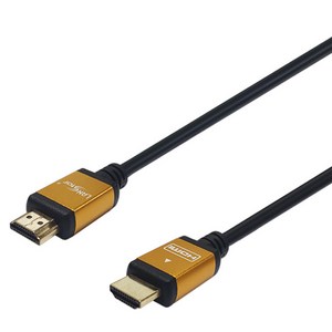 랜스타 HDMI2 4K 60Hz 골드메탈 케이블 LS-HDMT, 1개, 2m