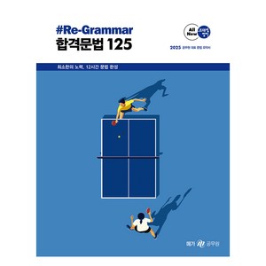 메가공무원 2025 조태정 영어 리그래머 #Re-Gamma 합격문법 125, 메가스터디교육