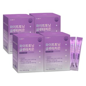 건강한약속바른 화이트토닝 글루타치온 30p, 120g, 4개