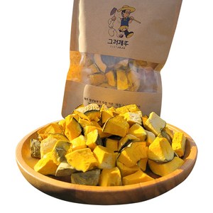 그저제주 강아지 미니 동결건조 간식, 단호박, 40g, 1개