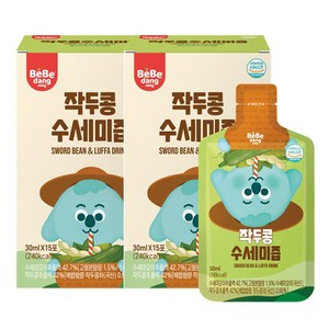 베베당 작두콩 수세미즙 15p, 2개, 450ml