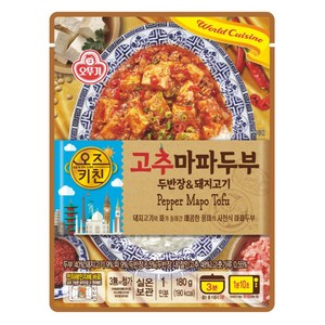 오즈키친 오뚜기 고추마파두부, 1개, 180g