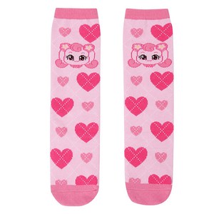 여아용 캐치티니핑 하츄 아가일하트 양말