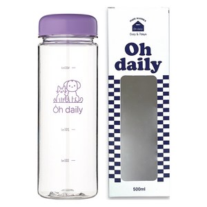 오데일리 트라이탄 보틀 베이직캡, 퍼플, 500ml, 1개