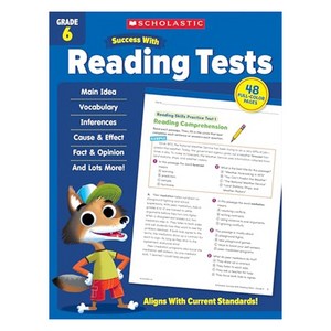 Scholastic Success With Reading Tests Gade 6 Wokbook, Scholastic Teaching Resouces