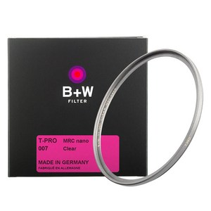 슈나이더크로이츠나흐 B+W T-PRO MRC nano 007 CLEAR 필터 67mm, 1개