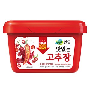 신송 당류와 칼로리를 줄인 맛있는 고추장, 500g, 1개