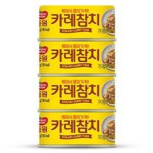 동원 카레 참치, 4개, 90g