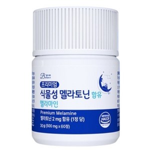 밸런스궁합 식물성 멜라토닌 2mg 60정, 1개