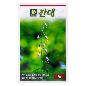 다농 잔대 씨앗 1g, 1개