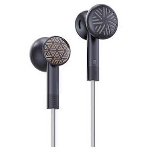 Fiio 오픈형 유선 이어폰, FF3S, 블랙