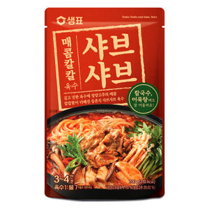 샘표 매콤칼칼 샤브샤브 육수, 200g, 1개