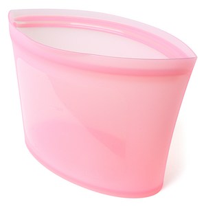 실리가든 실리콘 지퍼백 소형 500ml, 레드, 1개