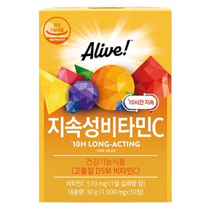 얼라이브 지속성 비타민c 30g, 30정, 1개