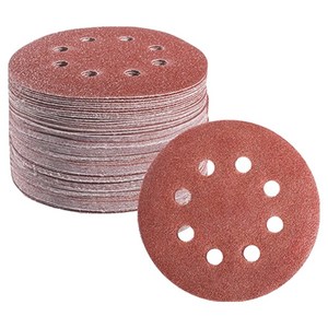 OON 원형 사포 샌딩 페이퍼 8홀 1000방 125mm, 50개