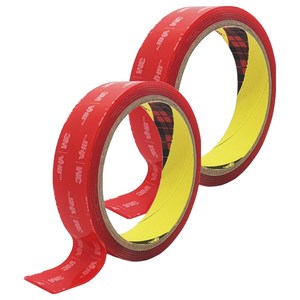 브이에이치비 쓰리엠 초강력 아크릴폼 투명 양면테이프 24mm x 1.5m, 2개