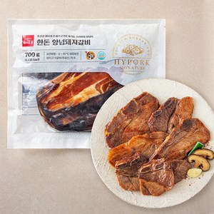 하이포크 한돈 양념 돼지 갈비, 700g, 1개